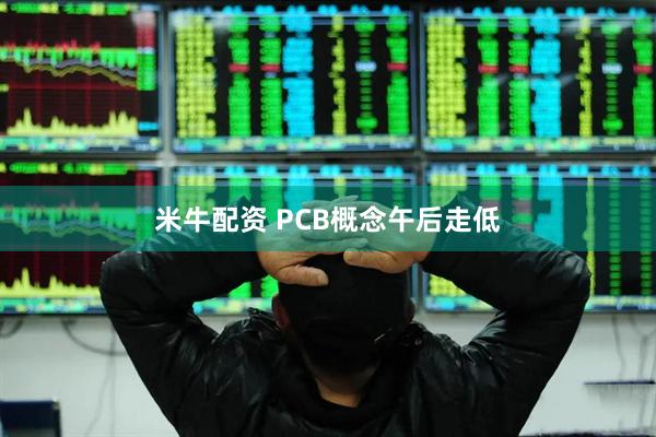 米牛配资 PCB概念午后走低